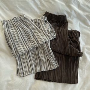 Topshop Plated pants - White